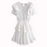 Amor Ruffled Mini Dress – Astrid