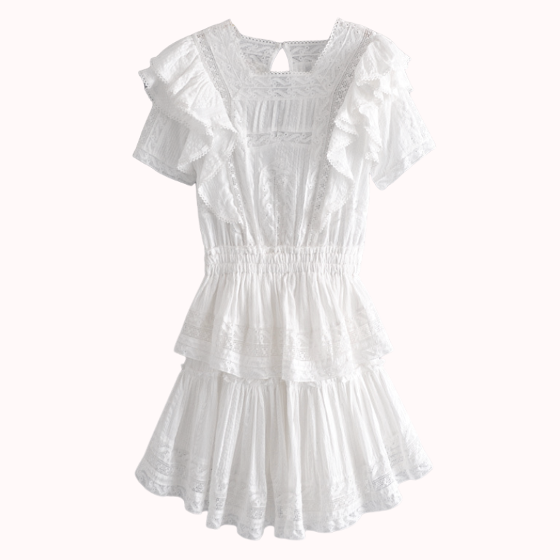 Amor Ruffled Mini Dress – Astrid