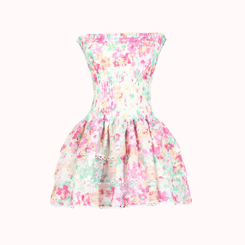 Amor Patterned Summer Dress – Angelina