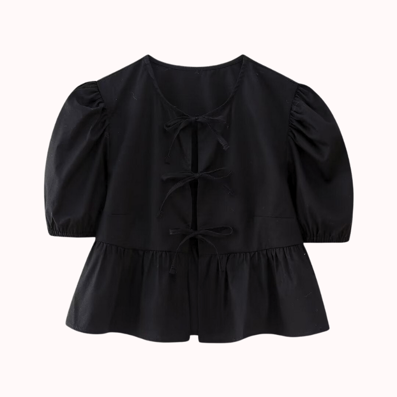 Svart Blus - Telma