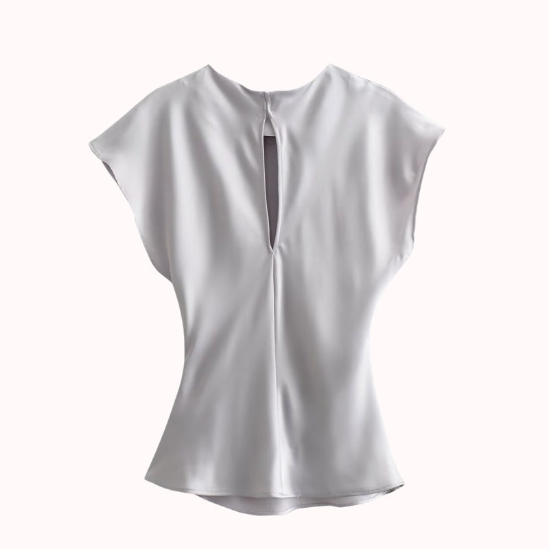 Silvrig Topp med Satinfinish - Sally