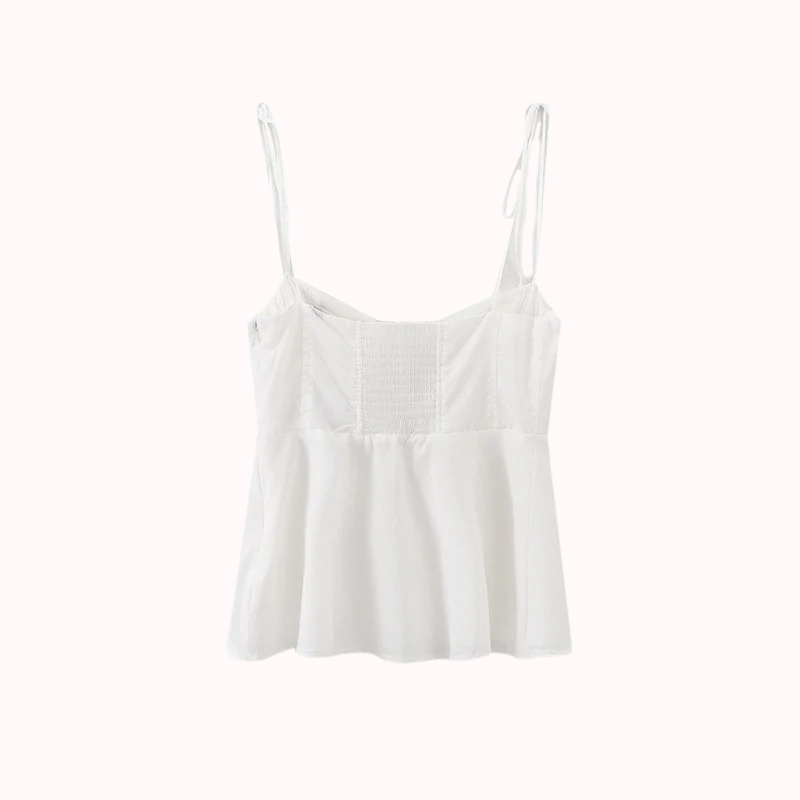 Amor draped peplum top – Maxine