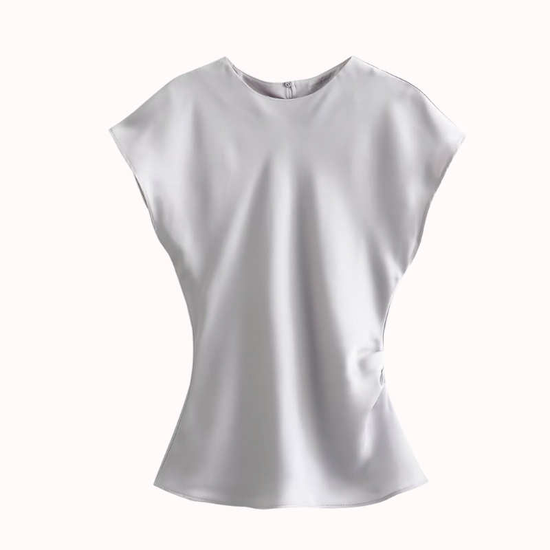 Silvrig Topp med Satinfinish - Sally