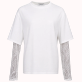Amor lace sleeve top – Ellie