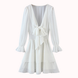Amor Dotted Chiffon Dress - Meja