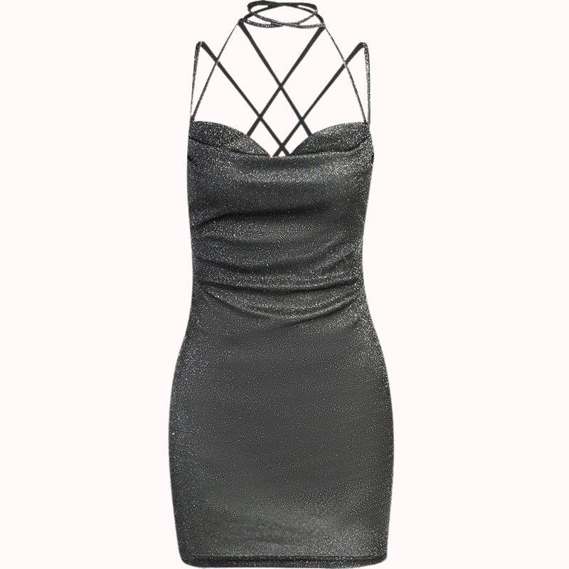 Amor Glitter Mini Dress - Maxine