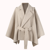 Amor belted poncho jacket – Emelie