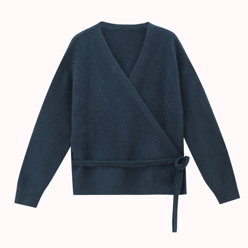 Amor wrap knit cardigan – Isadora