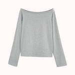 Amor off-shoulder shirt – Tindra