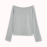 Amor off-shoulder shirt – Tindra