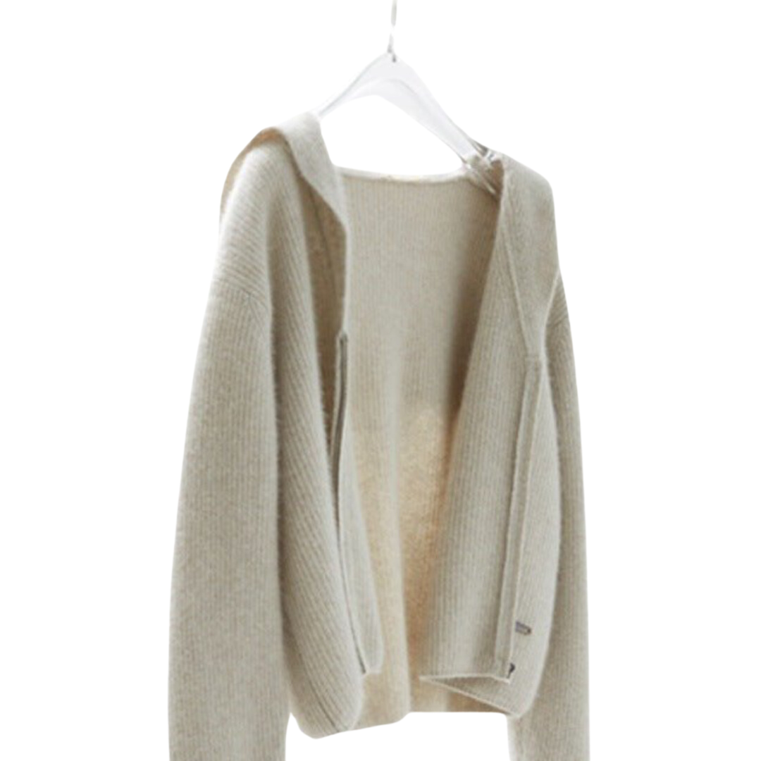 Beige Ull Cardigan - Isadora    