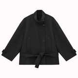 Amor tie-waist coat – Sofia