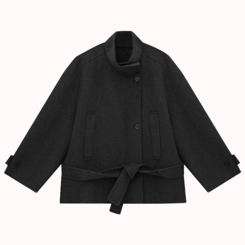 Amor tie-waist coat – Sofia