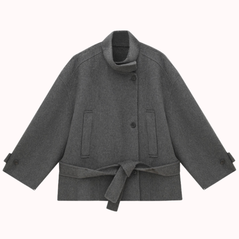 Amor tie-waist coat – Sofia