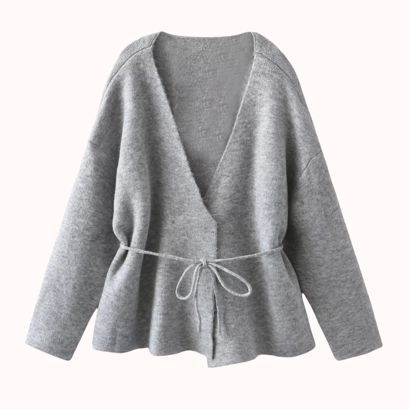 Amor wrap knit cardigan – Julia