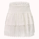 Amor broderie tiered skirt – Amanda