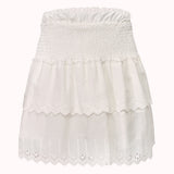 Amor broderie tiered skirt – Amanda