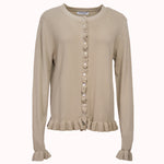 Ruffle knit cardigan – Ebba