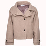 Amor button collar jacket – Hanna