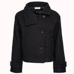 Amor button collar jacket – Hanna