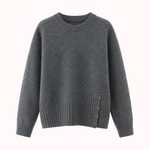 Knitted button sweater – Emelie