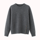 Knitted button sweater – Emelie
