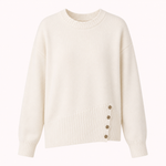 Knitted button sweater – Emelie