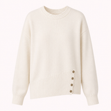 Knitted button sweater – Emelie