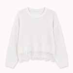 Lace knit sweater – Elise