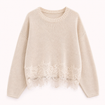 Lace knit sweater – Elise