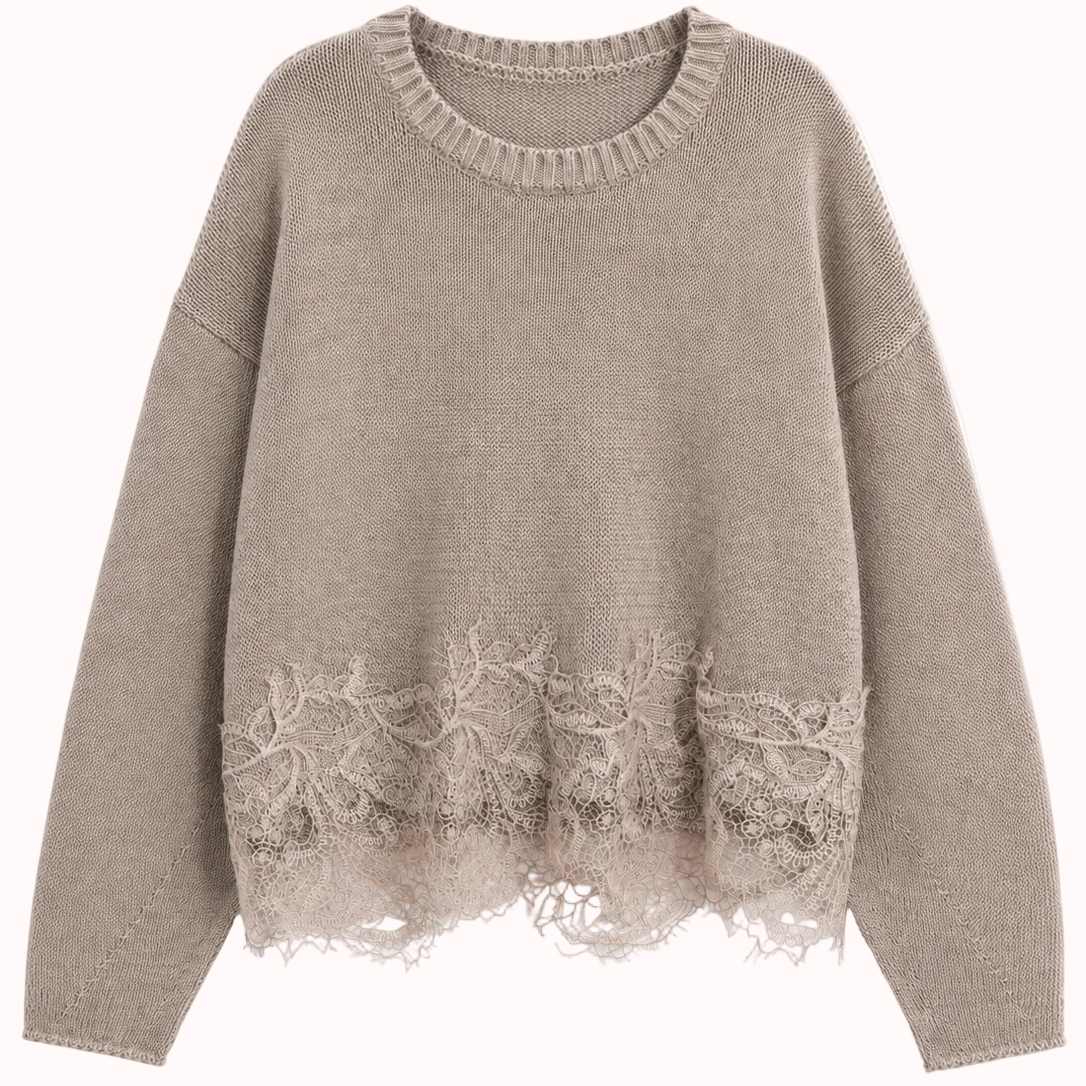 Lace knit sweater – Elise