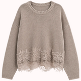 Lace knit sweater – Elise