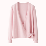 Amor cashmere wrap sweater – Majken