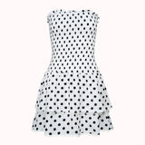 Amor Polka Dot Smocked Mini Dress – Maja