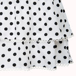 Amor Polka Dot Smocked Mini Dress – Maja