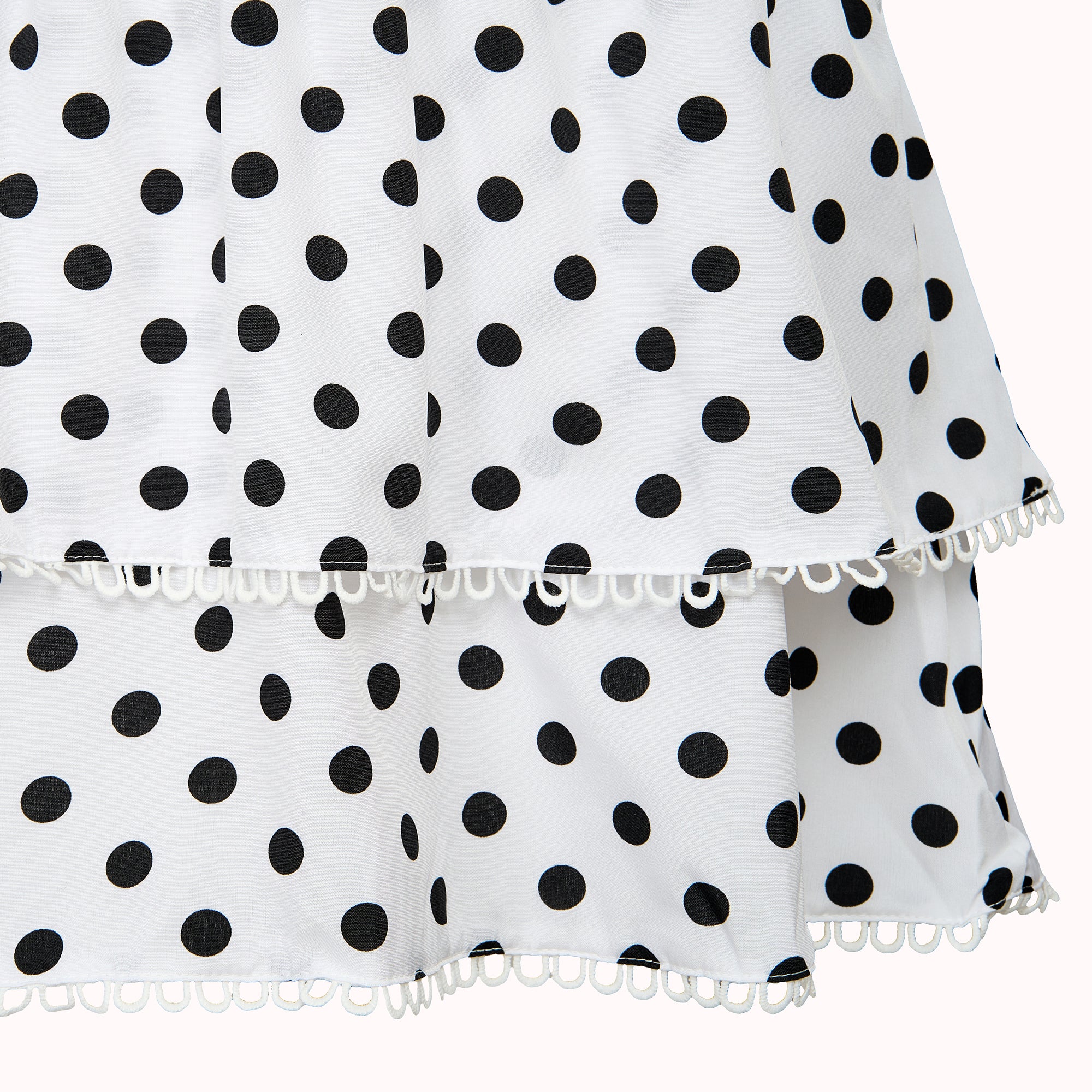 Amor Polka Dot Smocked Mini Dress – Maja