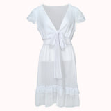 Amor romantic tie front dress – Alice