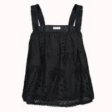Amor embroidered lace top – Alma