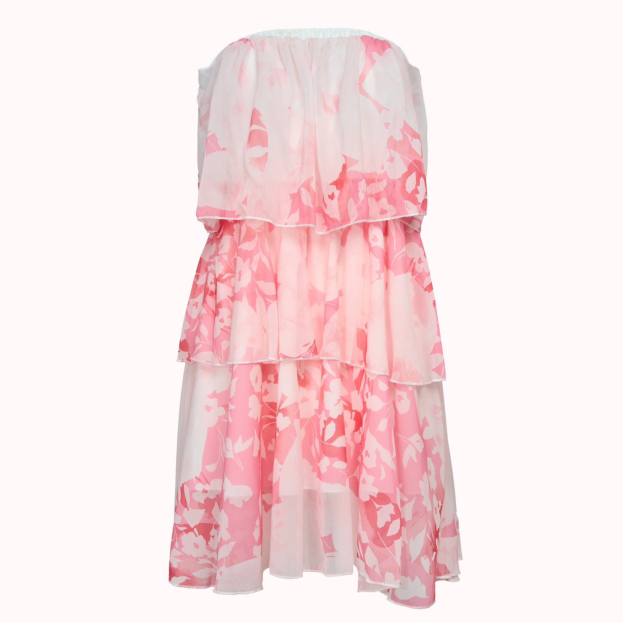 Amor layered chiffon dress – Emelie