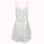 Amor dotted chiffon mini dress – Sophie