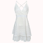 Amor dotted chiffon mini dress – Sophie