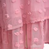 Amor textured dotted chiffon dress – Ellie