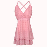 Amor textured dotted chiffon dress – Ellie