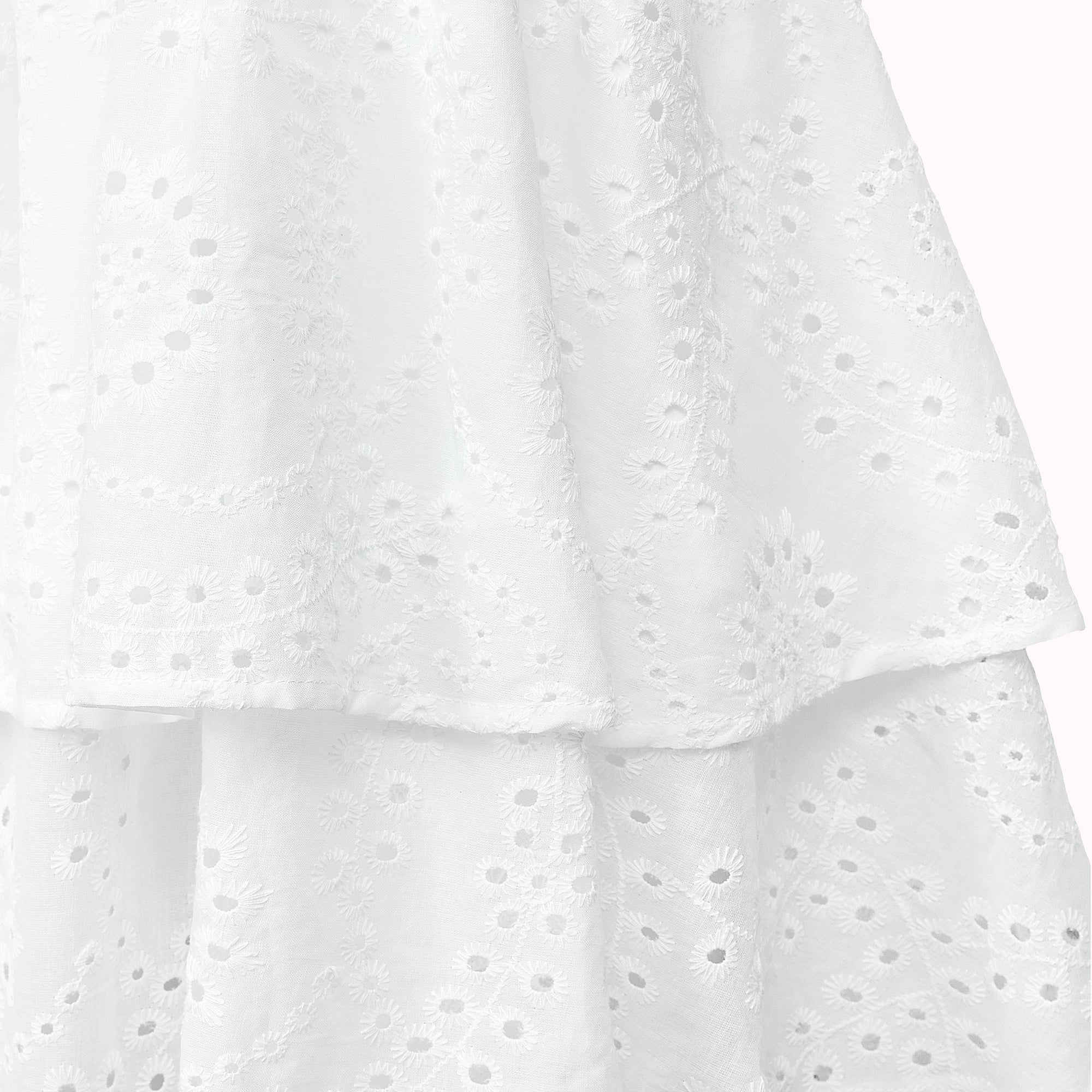 Amor broderie layered mini dress – Stella