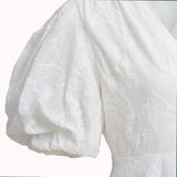 Amor romantic white mini dress – Ida