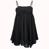 Amor ruched chiffon dress – Clara