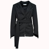 Amor belted tailored blazer - Emma