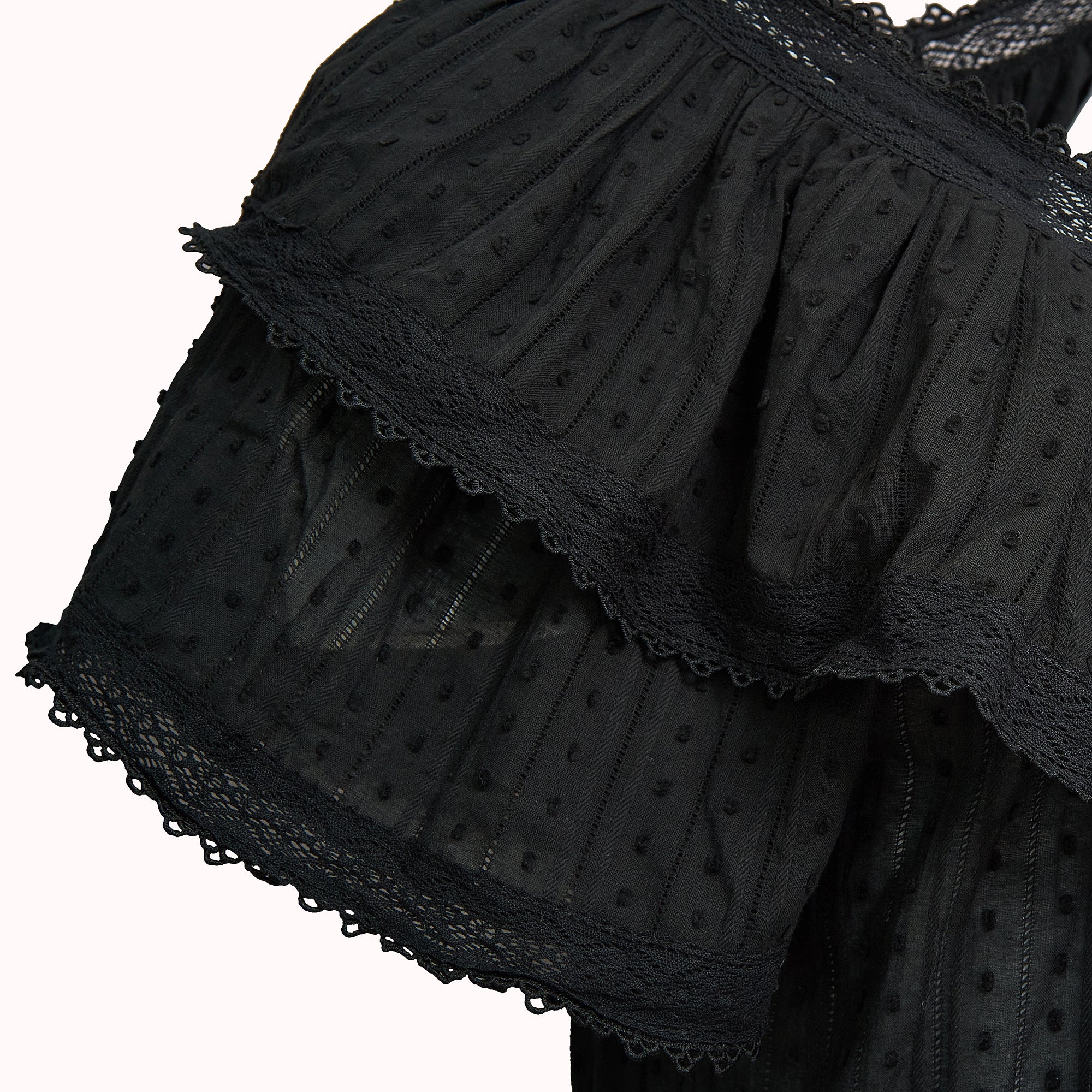 cute summer top black