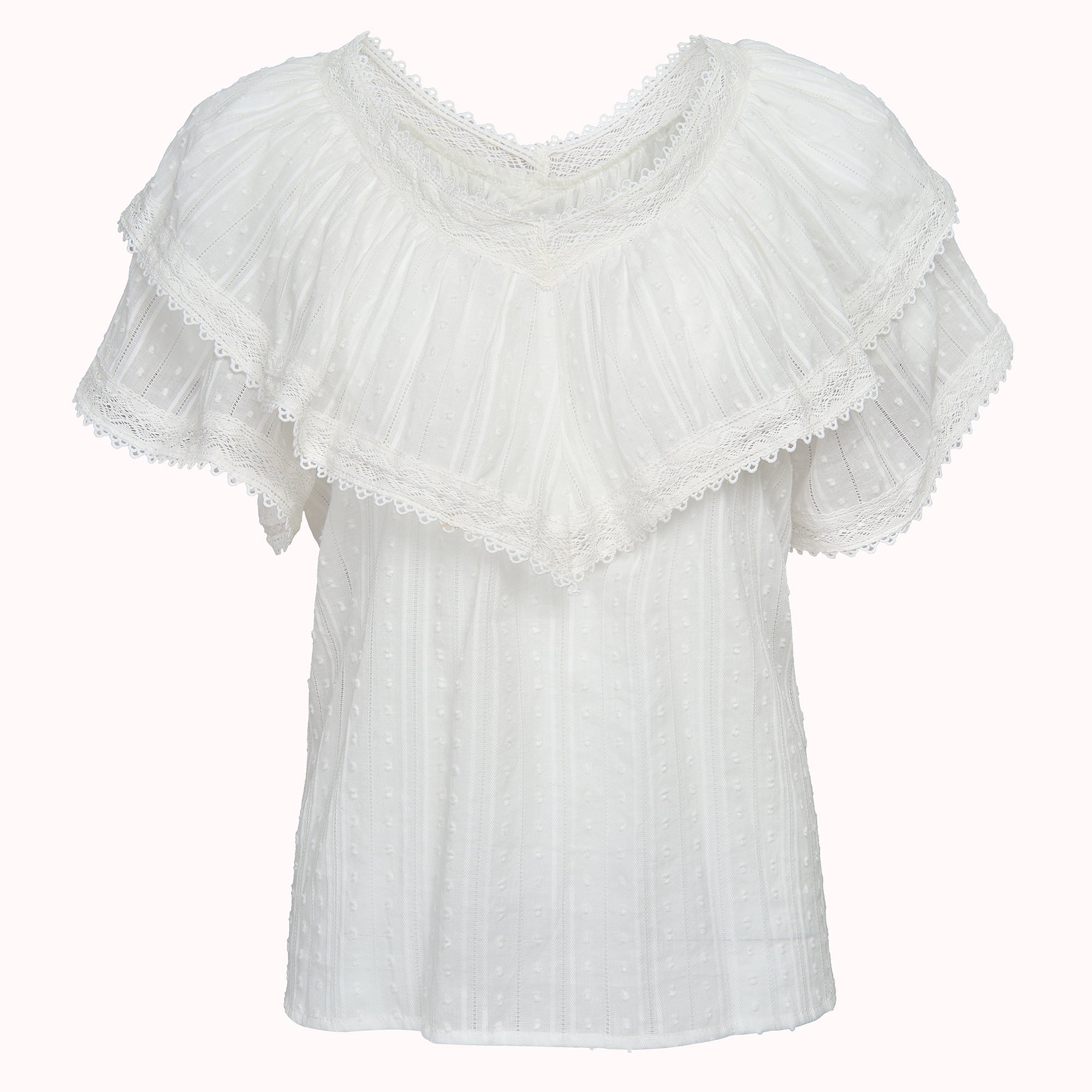 cute summer top white