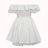 Amor lace bow mini dress – Evelina